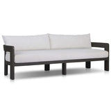 Jackson Outdoor Metal Sofa, Concha Fog-Furniture - Sofas-High Fashion Home