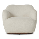 Julius Swivel Chair, Sheldon Ivory-Furniture - Chairs-High Fashion Home