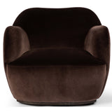 Julius Swivel Chair, Surrey Cocoa-Furniture - Chairs-High Fashion Home