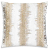 Kas Stripe Pillow, Ivory/Gold-Accessories-High Fashion Home