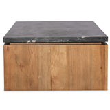 Kenneth Coffee Table, Polished Black-Furniture - Accent Tables-High Fashion Home