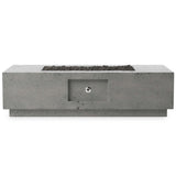 Kenton Outdoor Fire Table, Pewter-Furniture - Outdoor-High Fashion Home