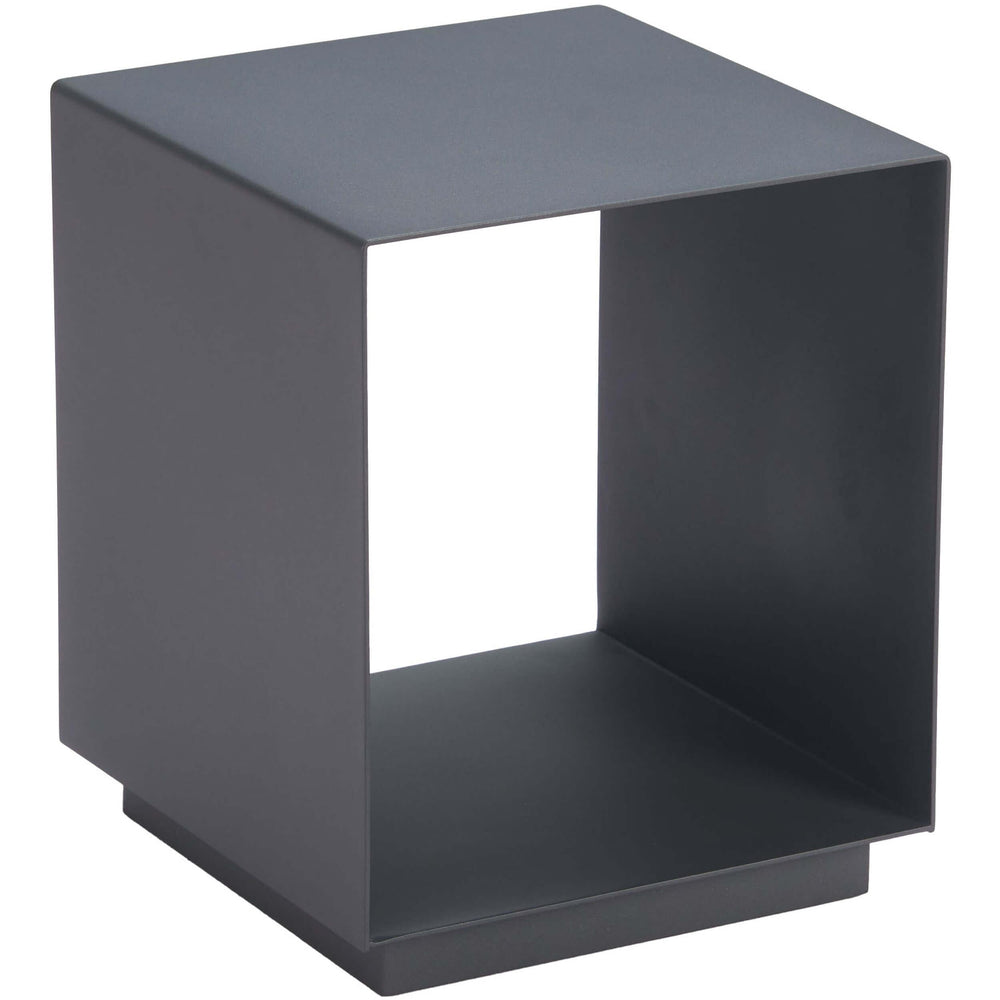 Kokos Side Table, Charcoal-Furniture - Accent Tables-High Fashion Home