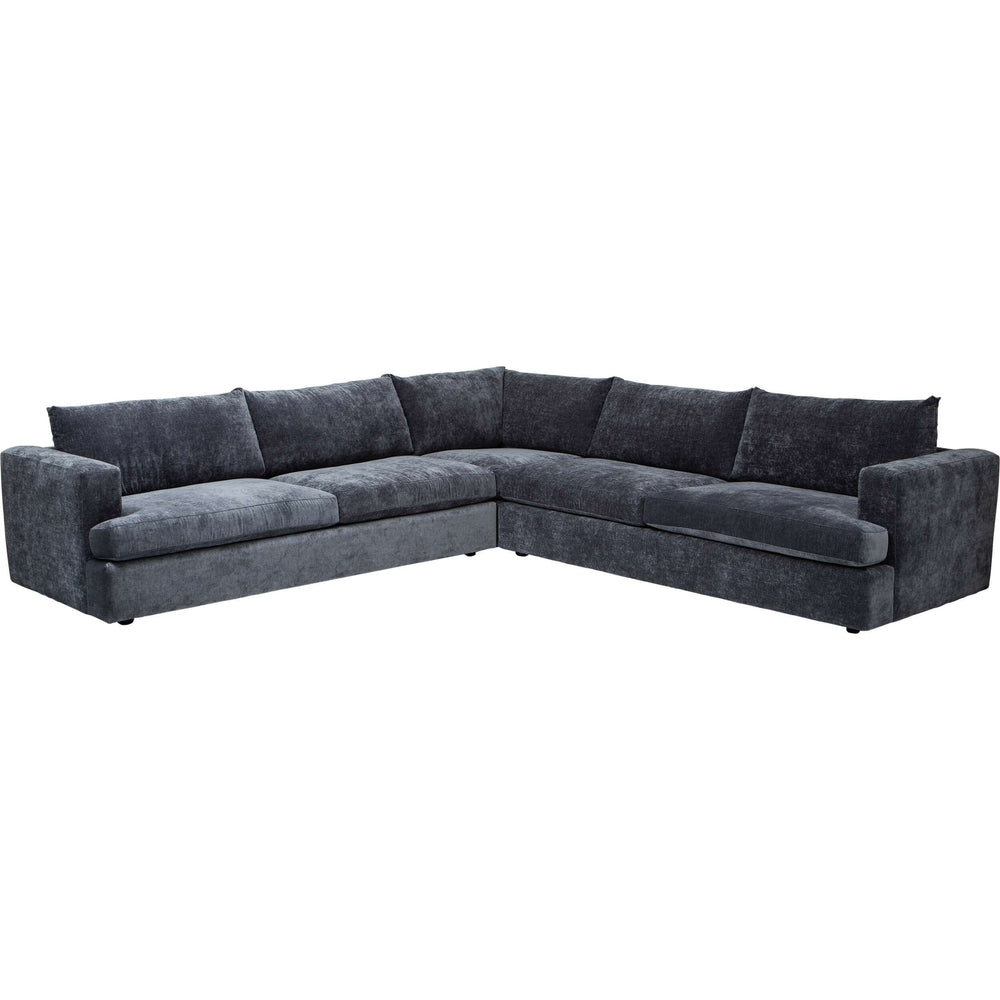 Lars Sectional, Vickie Charcoal