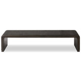 Leo Coffee Table, Smoked Black-Furniture - Accent Tables-High Fashion Home