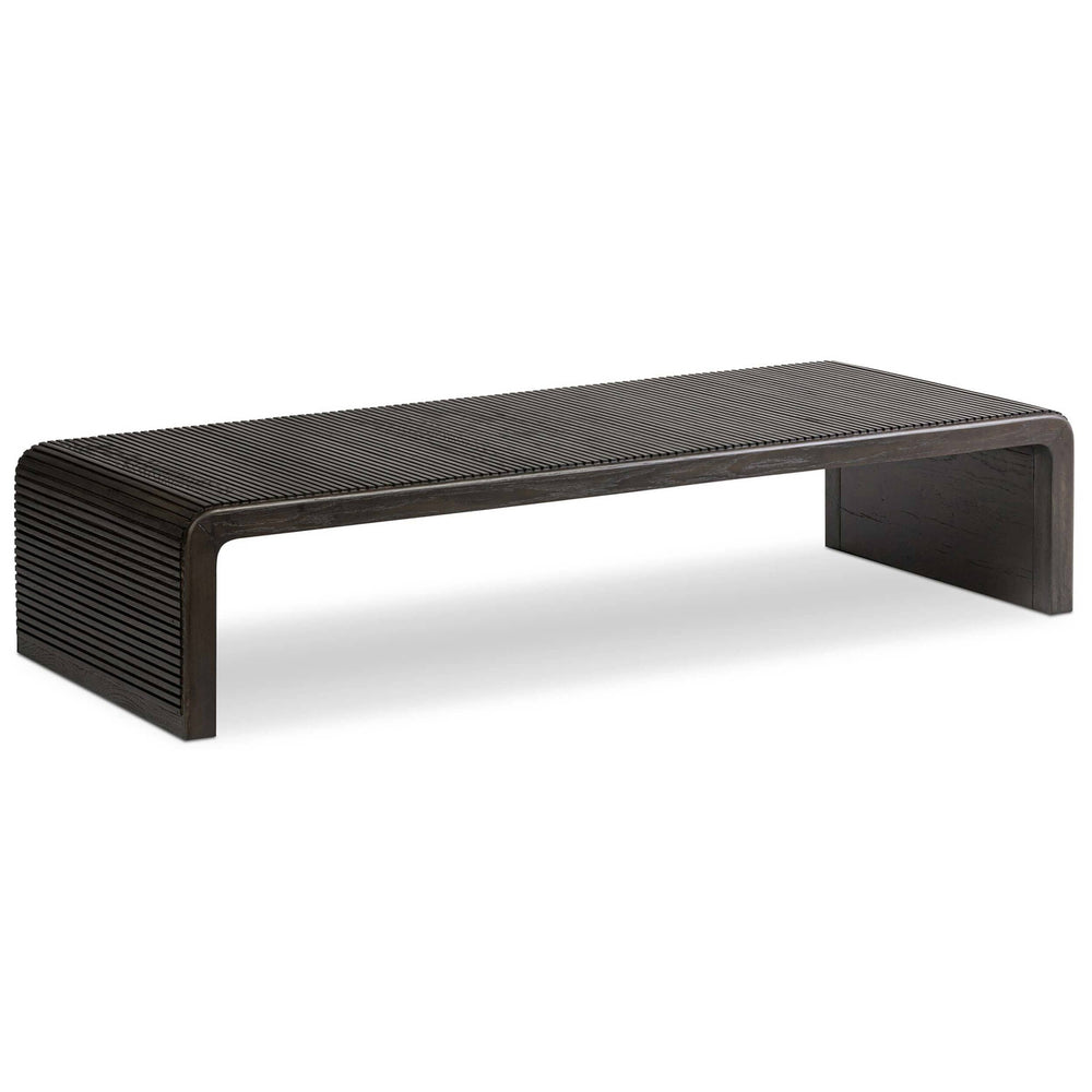 Leo Coffee Table, Smoked Black-Furniture - Accent Tables-High Fashion Home