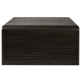 Leo Coffee Table, Smoked Black-Furniture - Accent Tables-High Fashion Home