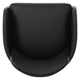 Leo Performance Vegan Leather Dining Chair, Black