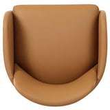 Leo Performance Vegan Leather Dining Chair, Tan