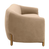 Lina Sofa, Cafe Au Lait-Furniture - Sofas-High Fashion Home