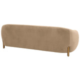 Lina Sofa, Cafe Au Lait-Furniture - Sofas-High Fashion Home