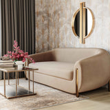 Lina Sofa, Cafe Au Lait-Furniture - Sofas-High Fashion Home