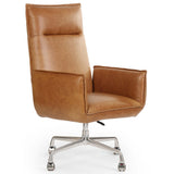 Lionel Leather Desk Chair, Chaps Saddle-Furniture - Office-High Fashion Home