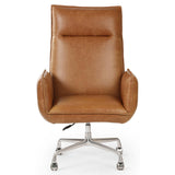 Lionel Leather Desk Chair, Chaps Saddle-Furniture - Office-High Fashion Home