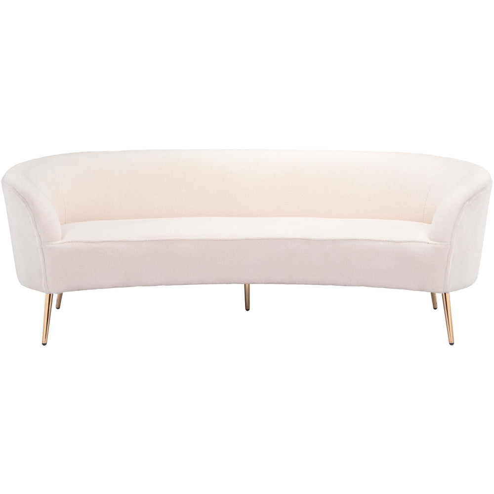 Luna Sofa, Cream-Furniture - Sofas-High Fashion Home