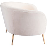 Luna Sofa, Cream-Furniture - Sofas-High Fashion Home