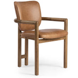 Madeira Leather Dining Chair, Chaps Saddle, Set of 2-Furniture - Dining-High Fashion Home