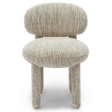 Manu Side Chair, Beige-Furniture - Dining-High Fashion Home