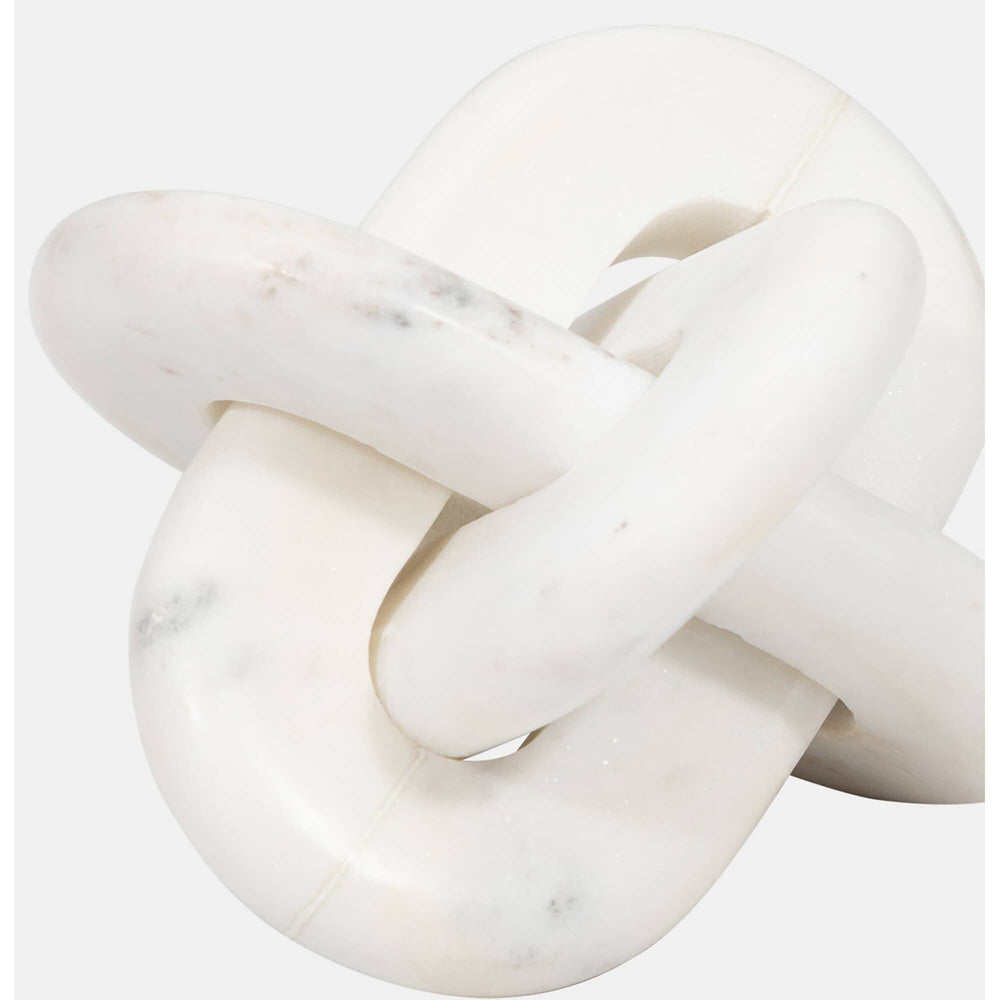 Marble Knot, White-Accessories-High Fashion Home