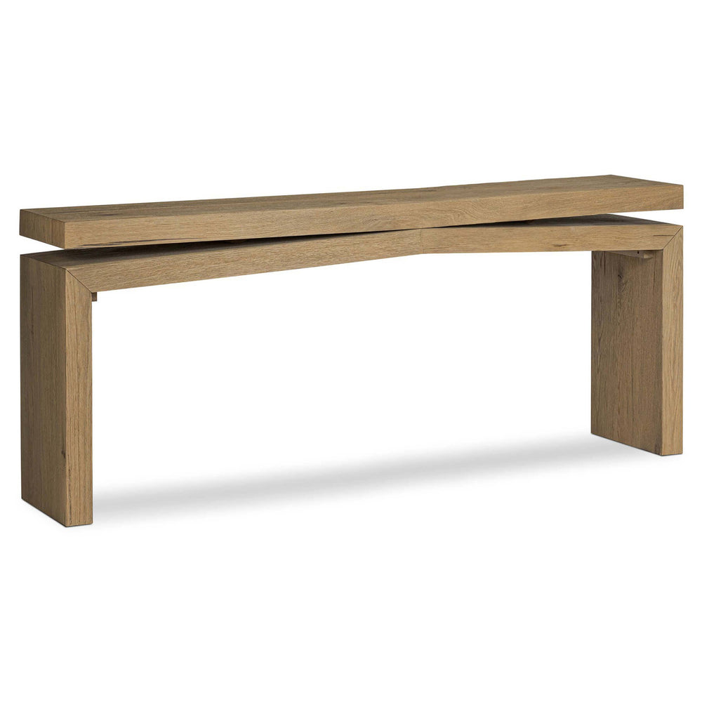 Matthes Console Table, Worn Oak-Furniture - Accent Tables-High Fashion Home