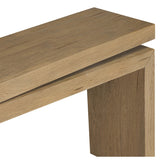 Matthes Console Table, Worn Oak-Furniture - Accent Tables-High Fashion Home