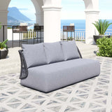 Mekan Sofa, Gray-Furniture - Sofas-High Fashion Home