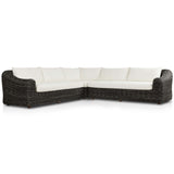 Messina Outdoor 3-Piece Sectional, Charcoal-Furniture - Sofas-High Fashion Home