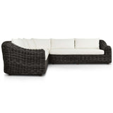 Messina Outdoor 3-Piece Sectional, Charcoal-Furniture - Sofas-High Fashion Home