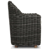 Messina Outdoor Dining Arm Chair, Charcoal-Furniture - Outdoor-High Fashion Home