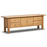 Millbrook Media Console, Natural-Furniture - Storage-High Fashion Home