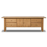 Millbrook Media Console, Natural-Furniture - Storage-High Fashion Home