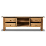 Millbrook Media Console, Natural-Furniture - Storage-High Fashion Home