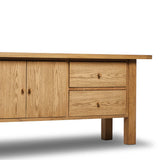 Millbrook Media Console, Natural-Furniture - Storage-High Fashion Home