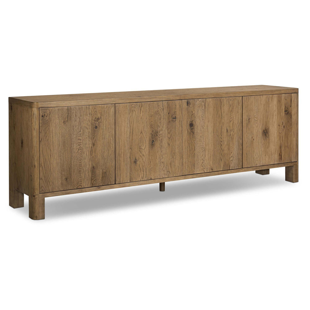 Noeline Sideboard, Resawn Worn Oak-Furniture - Storage-High Fashion Home