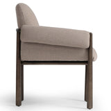 Olia Dining Chair, Alcala Taupe-Furniture - Dining-High Fashion Home