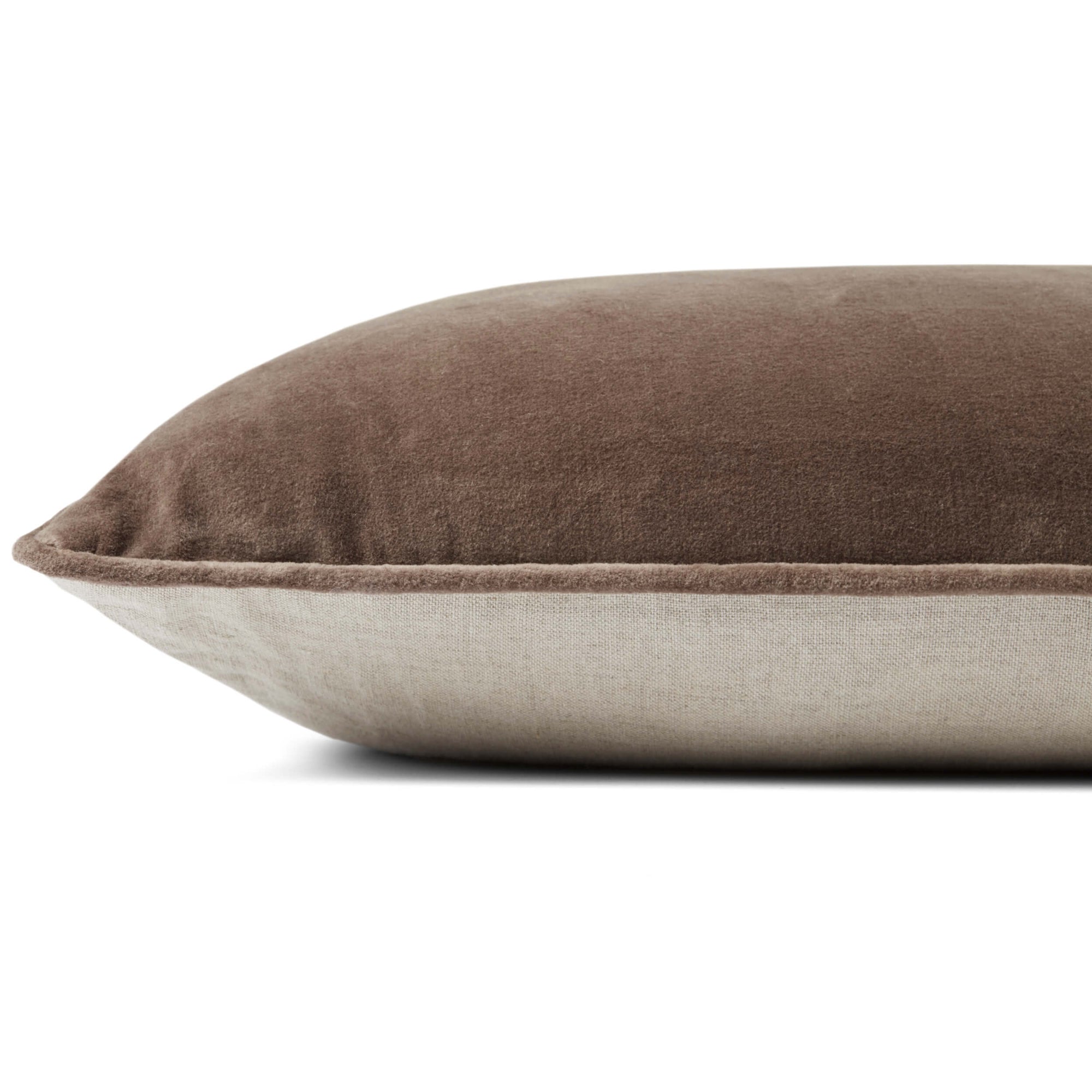 Magnolia Home By Joanna Gaines X Loloi Bolster Pillow, Walnut/Natural ...