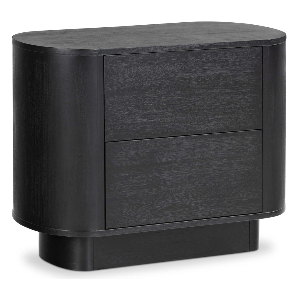 Paden Nightstand, Aged Black-Furniture - Bedroom-High Fashion Home