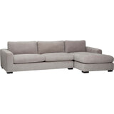 Paul 2 Piece Sectional, Elite Dove-Furniture - Sofas-High Fashion Home