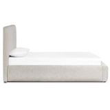 Quincy Bed, Plushtone Linen-Furniture - Bedroom-High Fashion Home