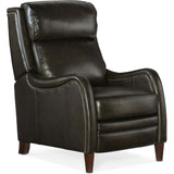 Stark Leather Manual Push Recliner, Brindisi Trinita-Furniture - Chair-High Fashion Home