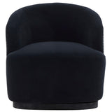 Reese Swivel Chair, Black-Furniture - Chairs-High Fashion Home