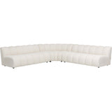 Renzo Armless Sectional, Nomad Snow