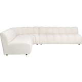 Renzo Armless Sectional, Nomad Snow