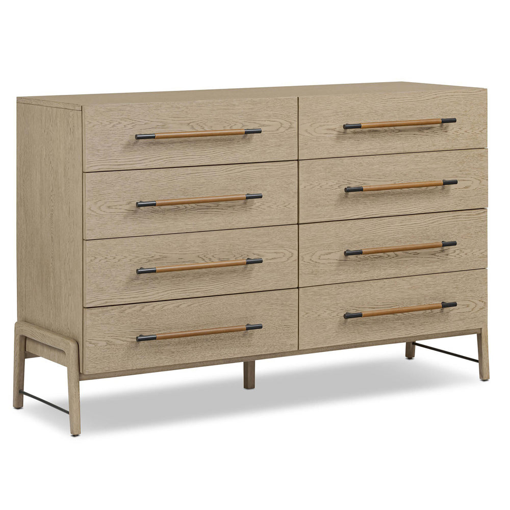 Rosedale 8 Drawer Dresser, Yucca Oak-Furniture - Bedroom-High Fashion Home