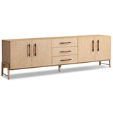 Rosedale Media Console, Yucca Oak-Furniture - Storage-High Fashion Home