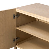 Rosedale Media Console, Yucca Oak-Furniture - Storage-High Fashion Home