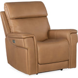 Lyra Zero Gravity Power Leather Recliner, Sahara Sandalwood-Furniture - Chair-High Fashion Home