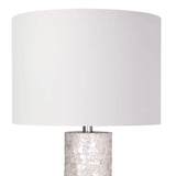 Scalloped Capiz Table Lamp-Lighting-High Fashion Home