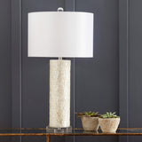 Scalloped Capiz Table Lamp-Lighting-High Fashion Home