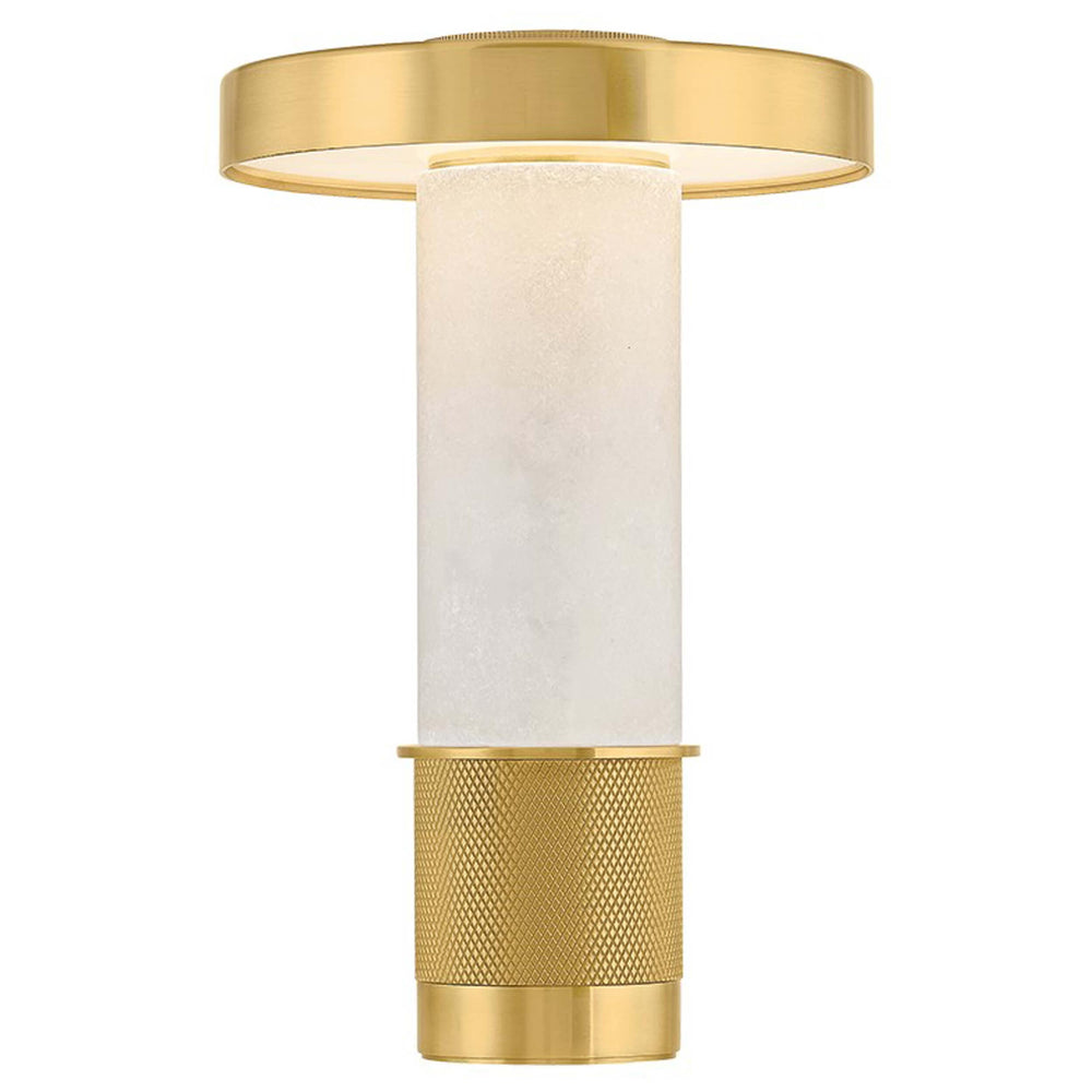 Sefton Rechargeable Lamp, Aged Brass-Lighting-High Fashion Home